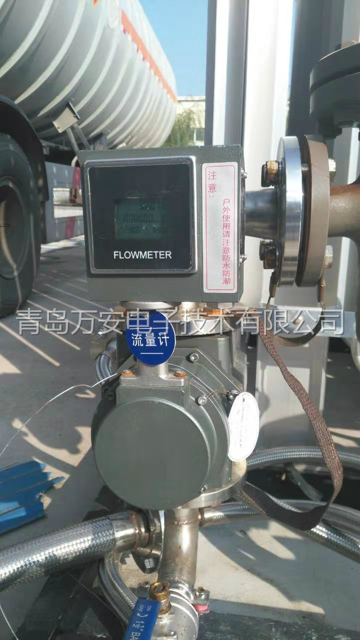 青島某企業安裝羅茨表測天燃氣(圖1)