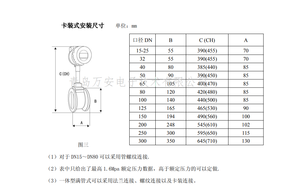 熱式氣體質量午夜精品国产尺寸圖(圖3)