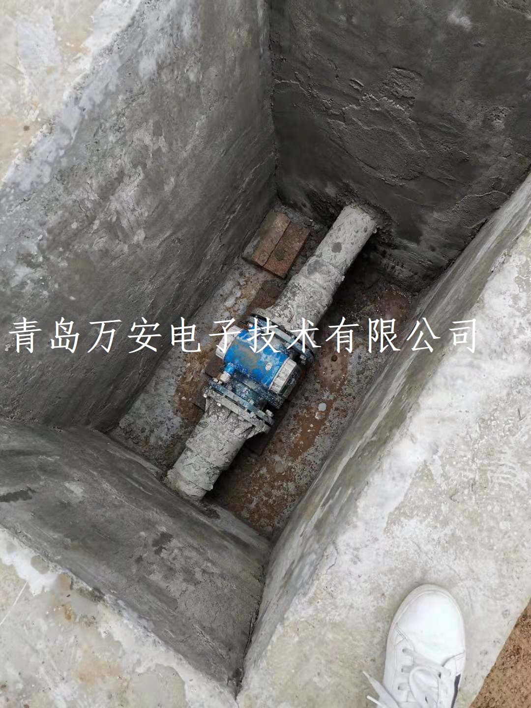 濱州某化工企業使用電磁午夜精品国产進行汙水排放計量(圖1)